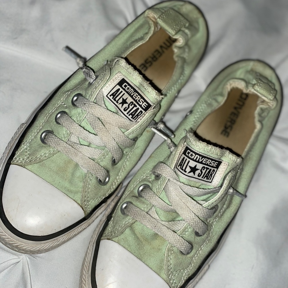 Light teal green converse all star ⭐️